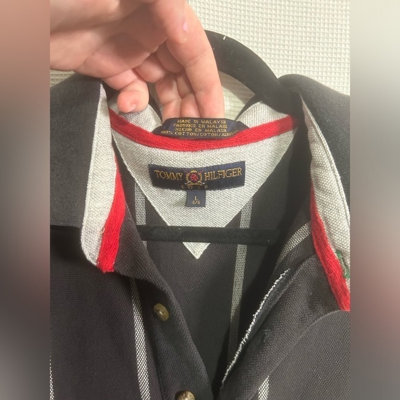 Men’s vintage Tommy Hilfiger golf polo long sleeve - Picture 4 of 7